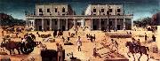 Piero di Cosimo The Building of a Palace oil painting